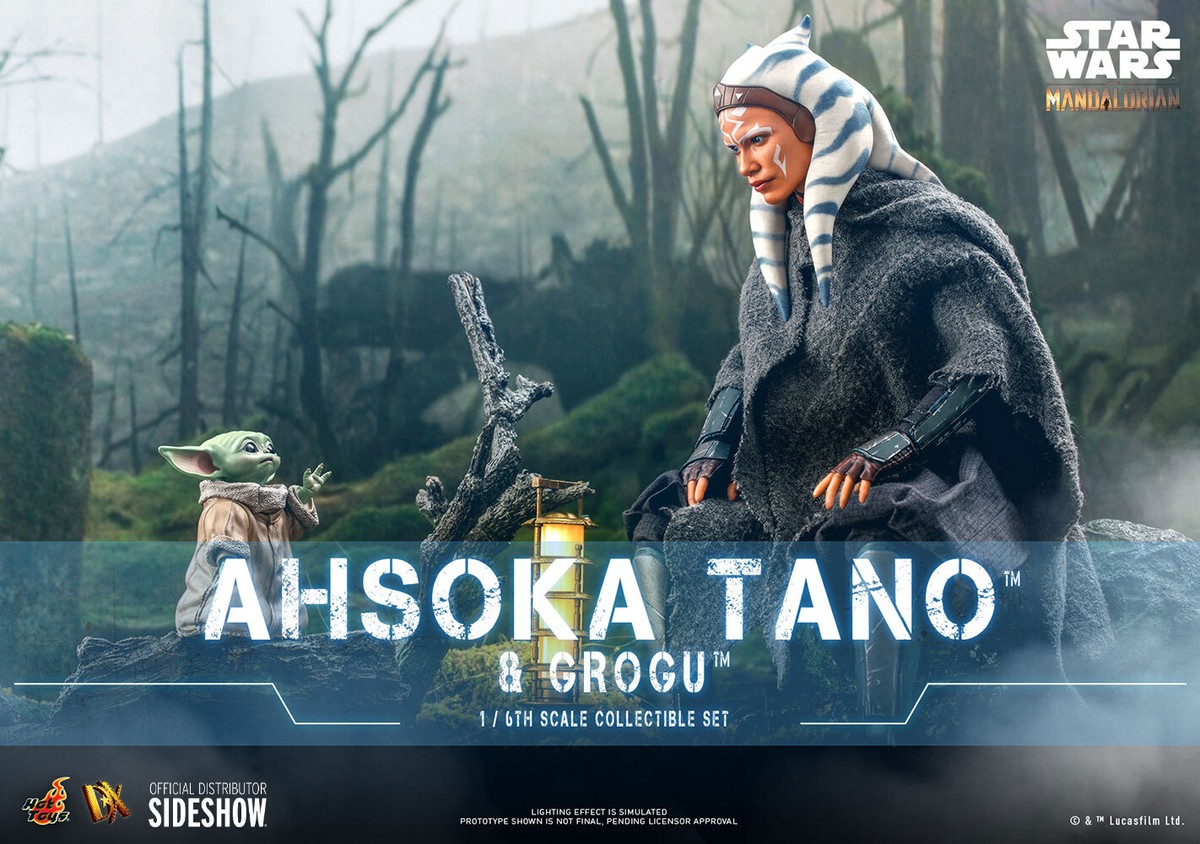 Hot Toys Star Wars The Mandalorian Ahsoka Tano and Grogu DX