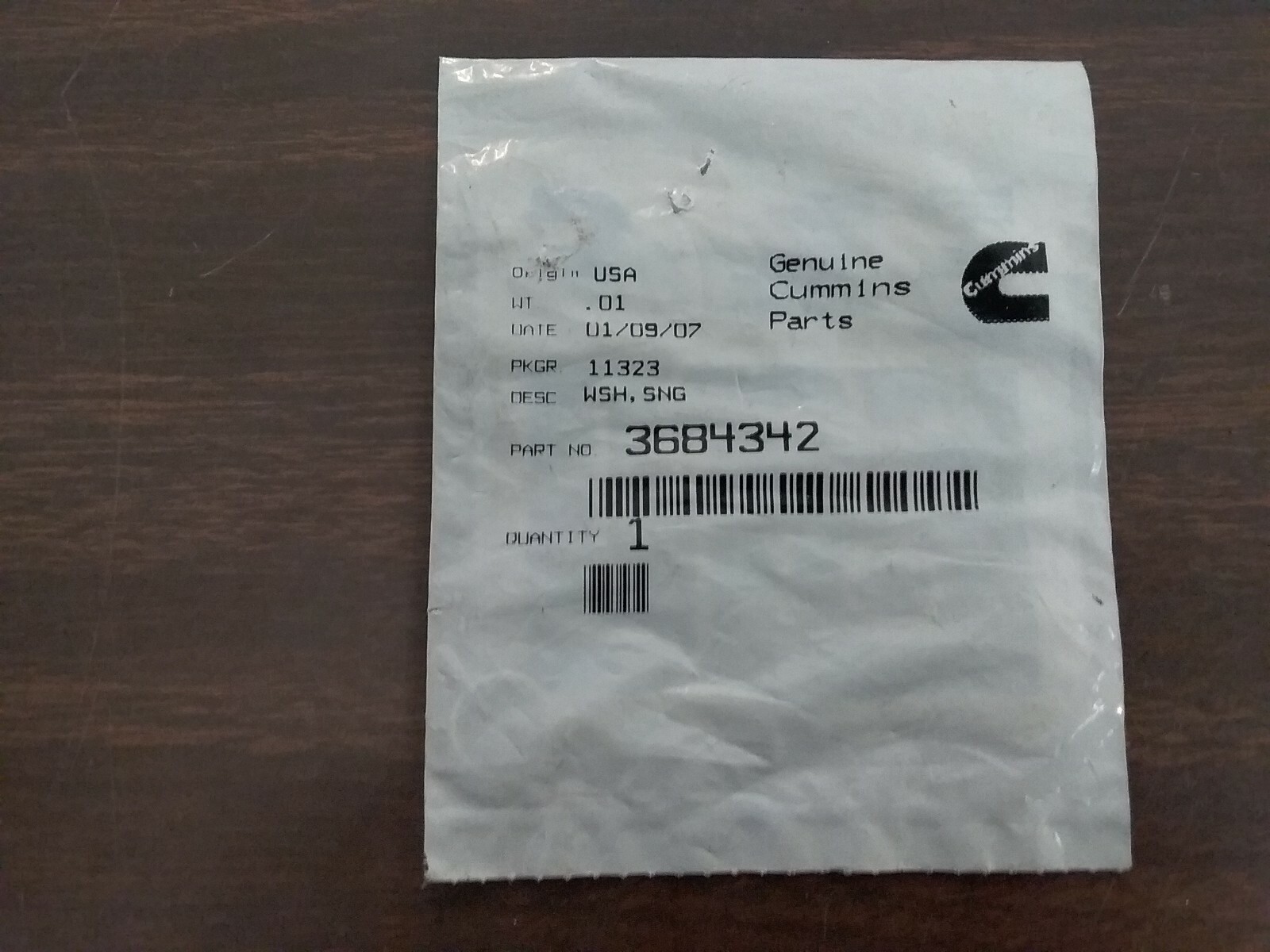 Cummins Sealing Washer 3684342 | eBay