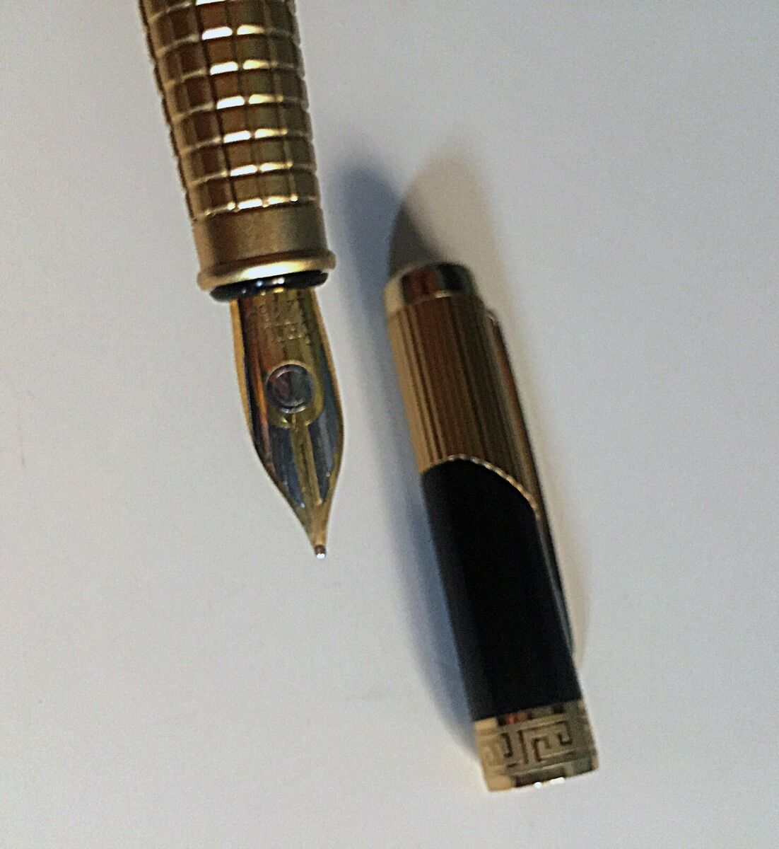 26 BEIDE CELLULOID 22KGP FOUNTAIN PEN (Black, Gold Clip) | eBay 26 BEIDE CELLULOID 22KGP FOUNTAIN PEN (Black, Gold Clip) | eBay