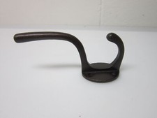 Signature Hardware Double Hook Bronze Patina Coat And Hat Hook HK-102-BP