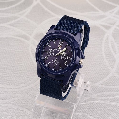 Reloj militar con correa de nailon para hombre Reloj militar Reloj de hombres resistente Para trabajar PRO - Imagen 13 de 15