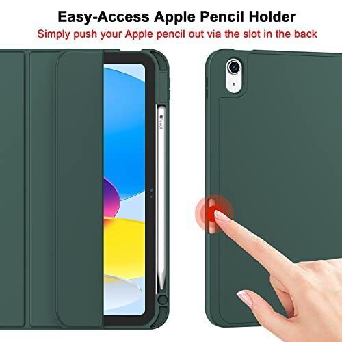 ZryXal New iPad 10th Generation Case 10.9 Inch 2022 with New ZryXal New iPad 10th Generation Case 10.9 Inch 2022 with New