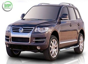 Para VW Touareg 2002-2010 cromo alfombrilla de barra de barra de popa moldura de acero inoxidable