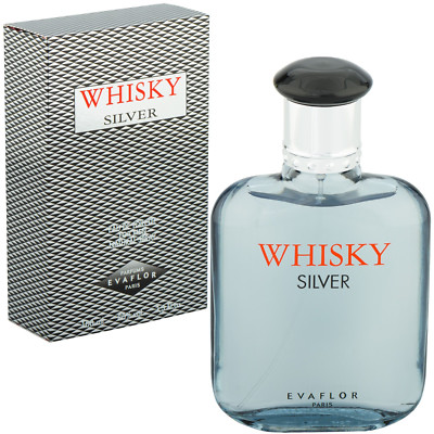 EVAFLOR WHISKY SILVER EAU DE TOILETTE FOR MEN LIMITED EDITION BEST GIFT - 100 ML