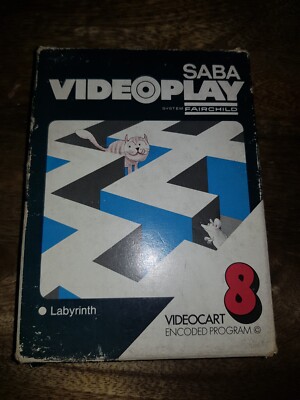 Cartridge Spiel Nummer 8 Labyrinth Saba Videoplay Fairchild Originalverpackt