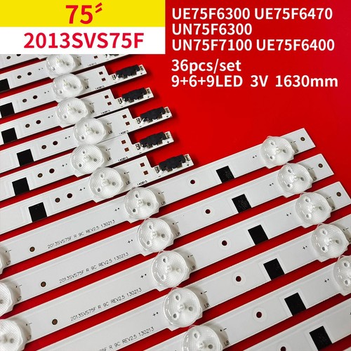 Tira de retroiluminación LED para Samsung UN75F7100AF UN75F6400AG UN75F6400AF UN75F6300AF - Imagen 5 de 5