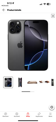 Apple iPhone 16 Pro Max - 256 GB -  Tik Tok installed