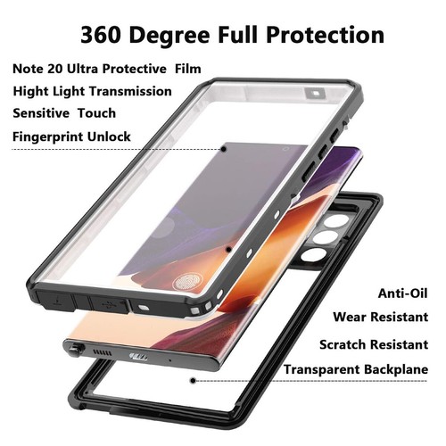 For Samsung Galaxy Note20 Ultra Case Full Waterproof Shockproof Underwater Cover - Picture 10 of 13