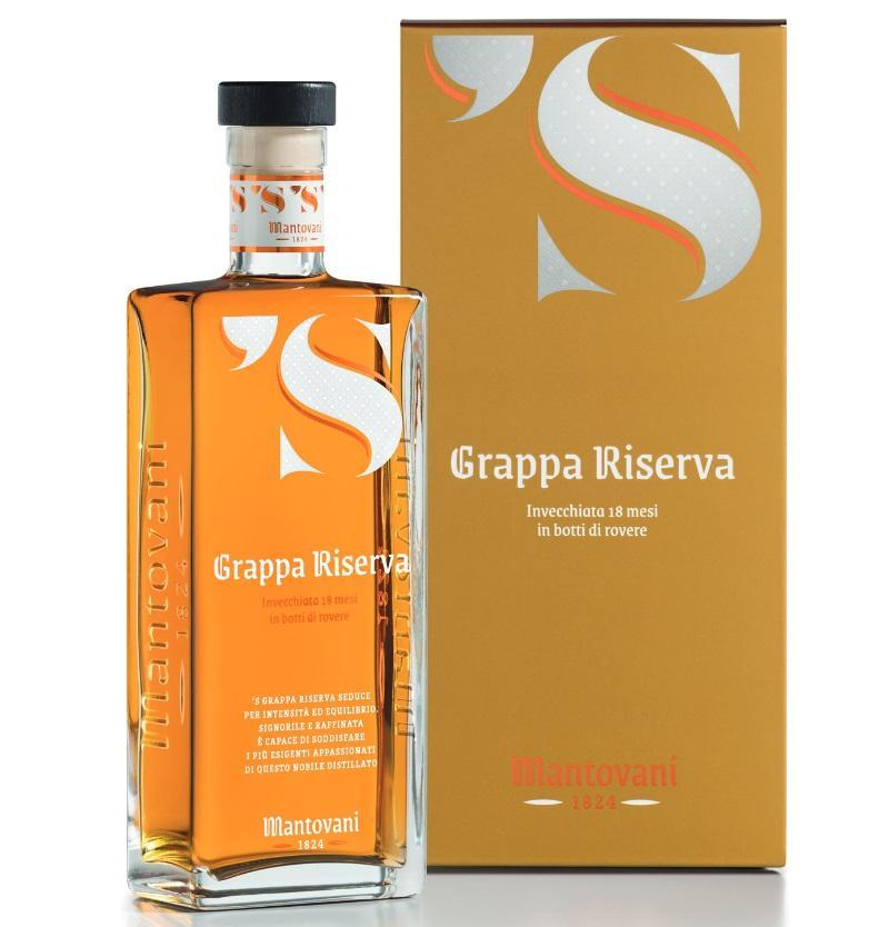 'S GRAPPA RISERVA  MANTOVANI 18 MESI