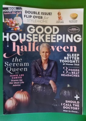 GOOD HOUSEKEEPING MAGAZINE October 2018 Dbl TASTES LIKE FALL Jamie Lee Curtis 