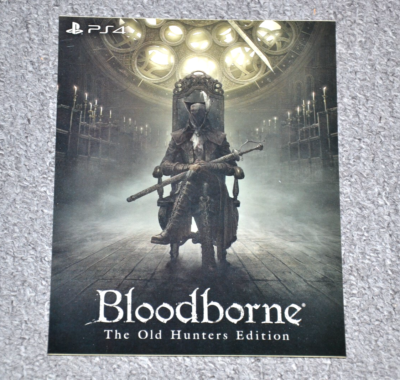 PS4　「Bloodborne」　ポスター パンフレット セット Bloodborne - Promotional Poster - size 58cm x 84cm - Sony