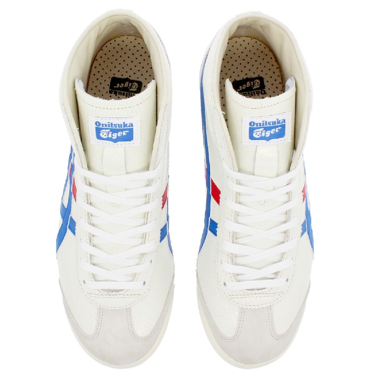 Onitsuka Tiger MEXICO Mid Runner thl328-0142 WHITE BLUE RED