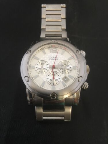 Guess Men's Watch U15033G1 100M Water Resistant Chronograph 