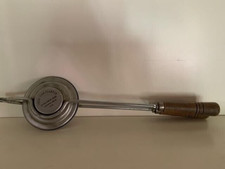 VTG Campfire Round Hobo Pie Treat Time Toast Maker Locking Wood Handle USA Made