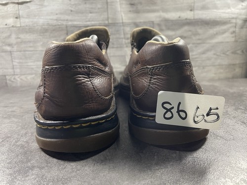 Dr. Doc Martens Loafers Men 11M Orson Shoes Brown Leather Slip On Comfort Work - Picture 10 of 20