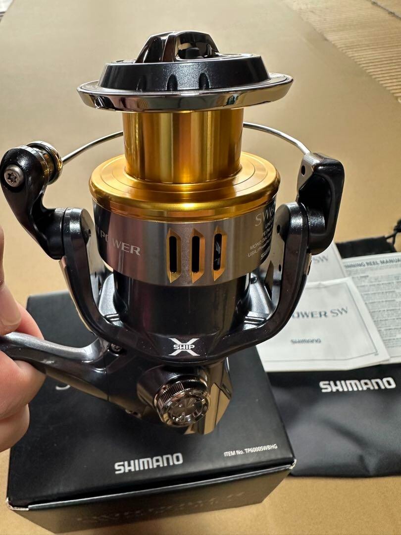 リール SHIMANO TWIN POWER SW6000HG Shimano Twin Power SW C TPSW6000HGC Spinning Reel - Melton