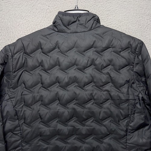 Columbia Jacket Mens 2XL Black Down Coat Full Zip Delta Ridge Lightweight FLAWS - Picture 10 of 12