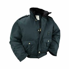 Bomber Insulated Army Military Jacket NYPD Style Padded Winter Security Coat