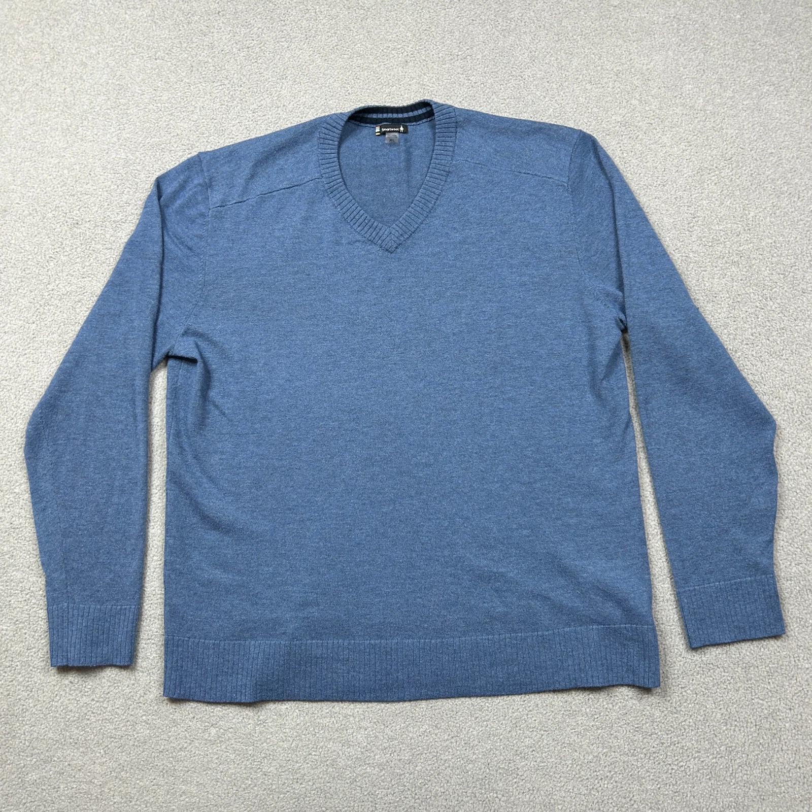 smartwool sparwood wool blend v neck pullover sweater