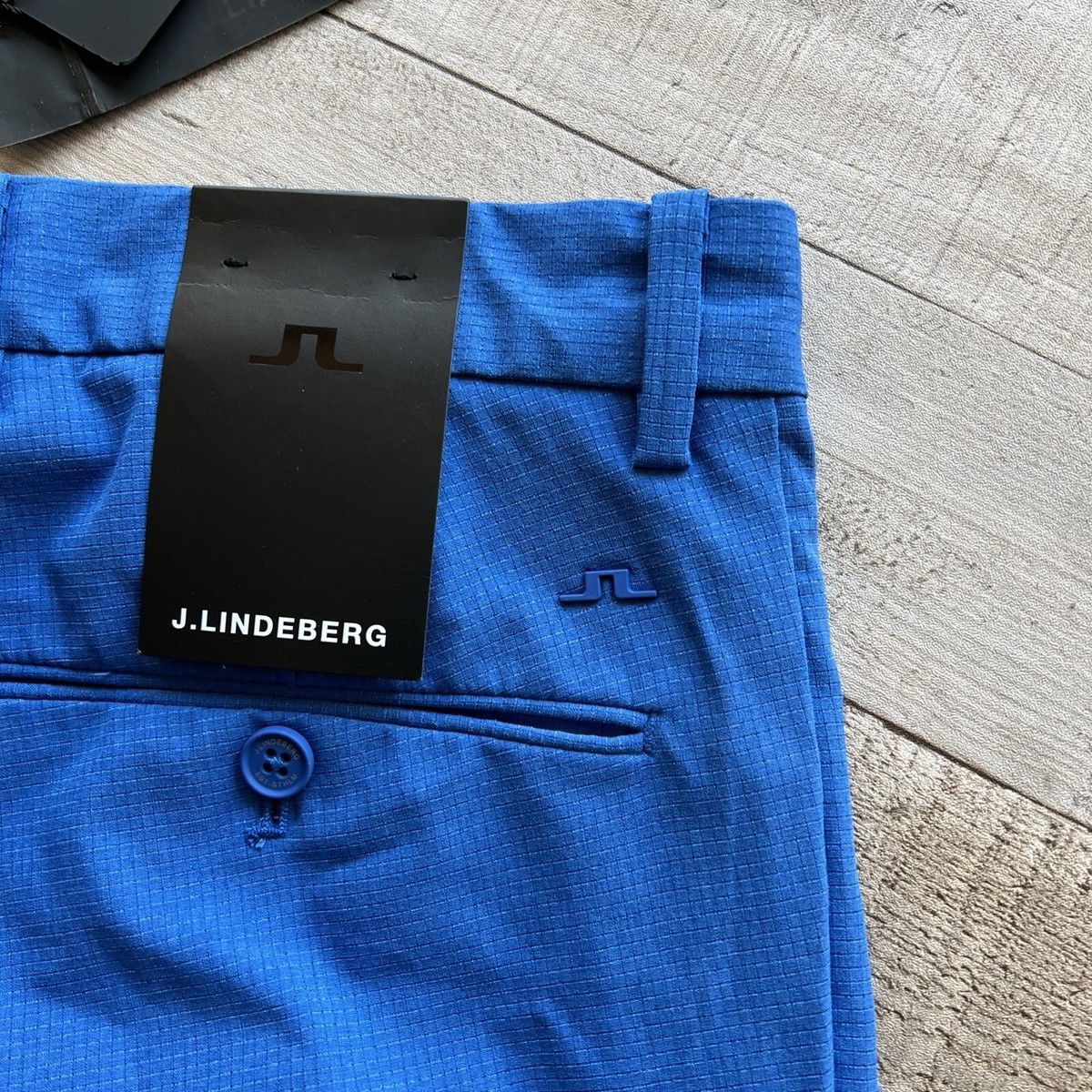 J Lindeberg High Vent Golf Pant Mens 31x32 Blue Lightweight