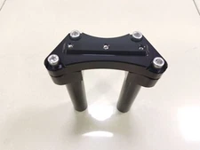 6" Handlebar Riser 1" Bar Top Clamp For Harley V-Rod VRSCA Super Glide Sportster