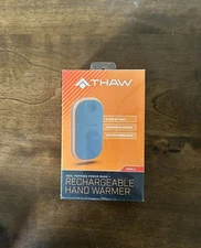 NEW THAW THA-HND-0017  SMALL Rechargeable Hand Warmer and Power Bank KIT