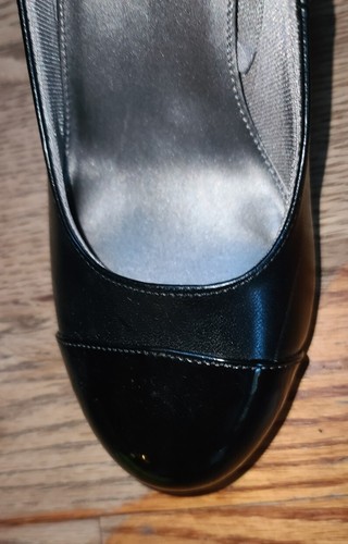 Tacchi donna neri tacco 3" pelle verniciata misura 6,5 Life Stride - Foto 6 di 6