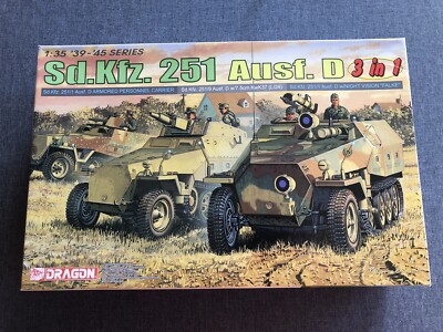 1 Bausatz Dragon Sd. Kfz. 251 Ausf. D 3 in 1  Nr. 6233  Maßstab 1:35 