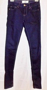 dark blue skinny stretch jeans