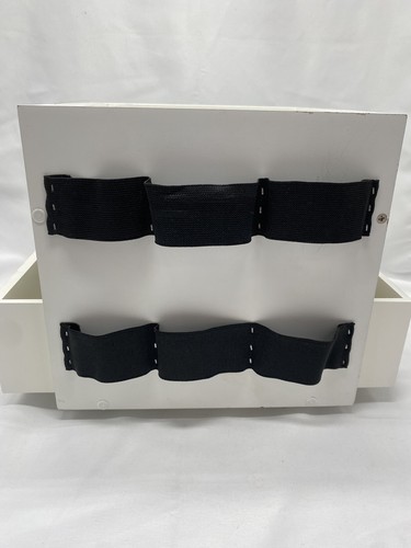 White Rotating Craft Storage W/Drawers, Compartments, Magnets + Photos - Picture 8 of 9