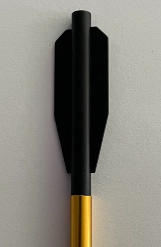 24 Aluminium-Bolzen 6,5" für Pistolenarmbrust Alu Bolzen gold, von Elong - Bild 3 von 4