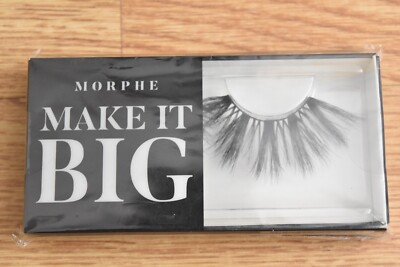 Morphe Make It Big Glamorous Faux Mink Eye Lashes Big Flirt Drag Queen