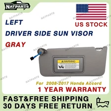 Left Driver Sun Visor W/ Light Fits for 08-17Honda Accord 83280-TA5-A51ZA