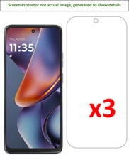 3x Motorola Moto G (2025) Screen Protector w/ cloth
