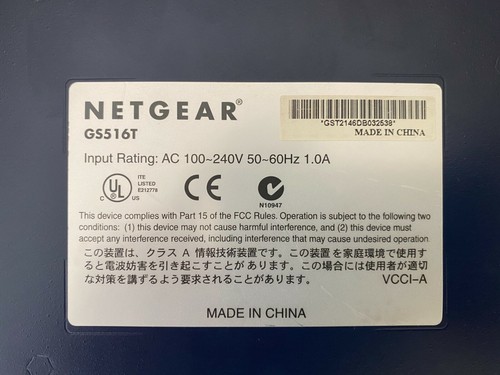 Netgear ProSafe GS516T + Soportes Netgear GS516T 16 puertos Gigabit Switch - IVA incluido - Imagen 4 de 6
