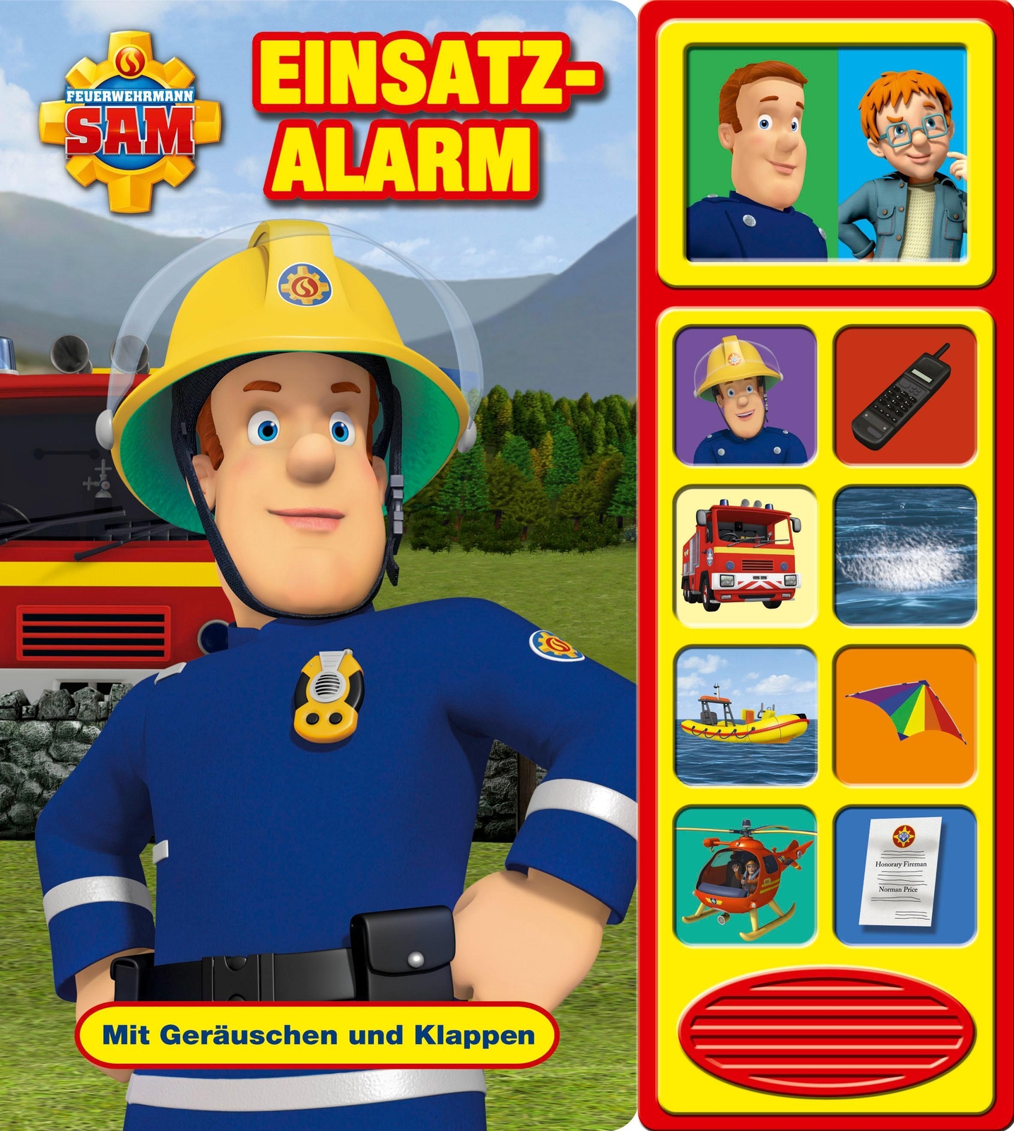 Thumbnail - Feuerwehrmann Sam - Einsatzalarm,klappen-geräusche-buch | Gmbh | Buch