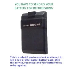 Rebuild service for Sokkia / Lietz BDC-18 Battery Rebuild