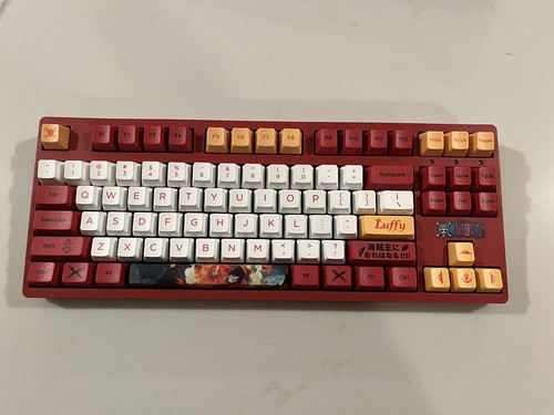 Akko One Piece Mechanical Keyboard Monkey D Luffy Extra Keys Gaming NEW RARE - Picture 4 of 9