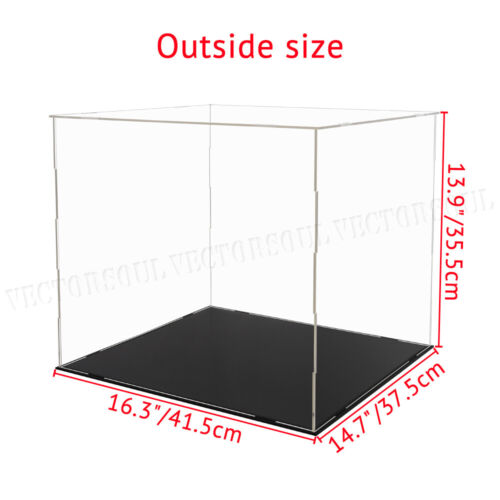 Large Acrylic Display Case Dustproof Box Action Figures for Collectibles Diecast - Picture 20 of 26