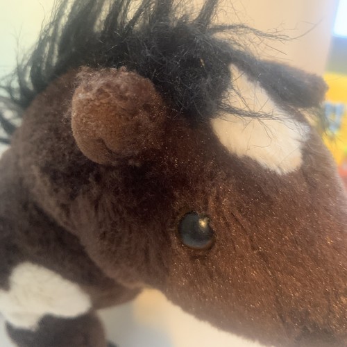 Webkinz Ganz Pinto Pony Brown White Horse 9" Plush Stuffed Animal - Picture 4 of 7
