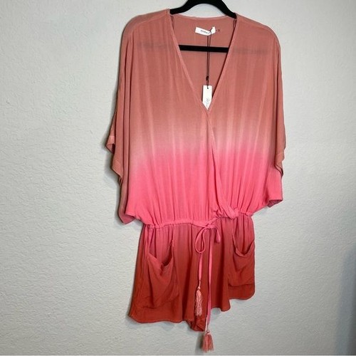 Mustard Seed Gradient Tie Dye Ombré Romper Size Small NWT - Picture 4 of 11