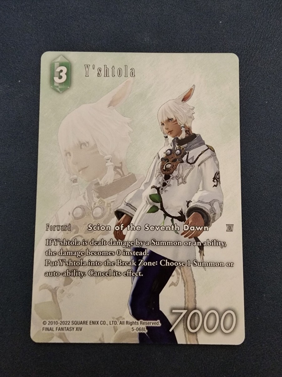 Y'shtola Full Art - 5-068L - NM - Final Fantasy TCG FFTCG | eBay