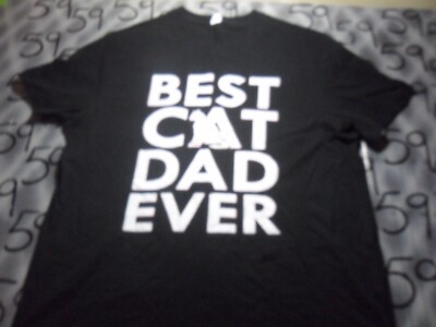 2XL NWOT Best Cat Dad Ever  T Shirt