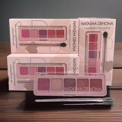 Natasha Denona Mini Crush Eyeshadow Palette Valentines W/ Free