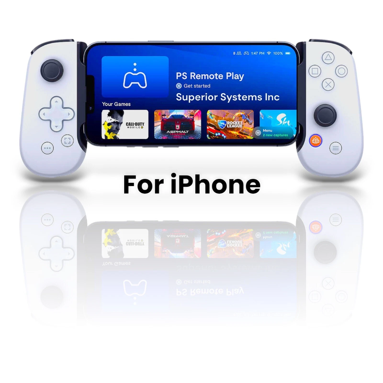 PlayStation Backbone Lightning Edition Mobile Gaming Controller for iPhone - Picture 1 of 17