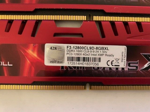 G. SKILL RIPJAWS 8GB (2X4GB) DDR3-1600MHz PC3-12800 1.5V F3-12800CL9D-8GBXL - Picture 2 of 2