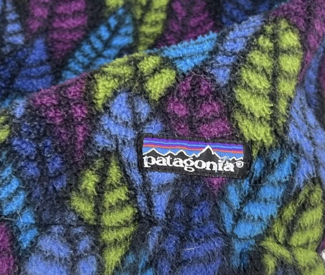 ビンテージ 90s patagonia パタゴニア コットン ファブリック ラグ 古着 90s USA製 Patagonia CAPILENE カヤック ハーフジップ 半袖