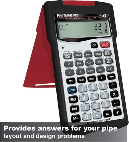 Compact Engineering Calculator for Pipe Layout - 7 Material Options & Dual Modes - Picture 4 of 10