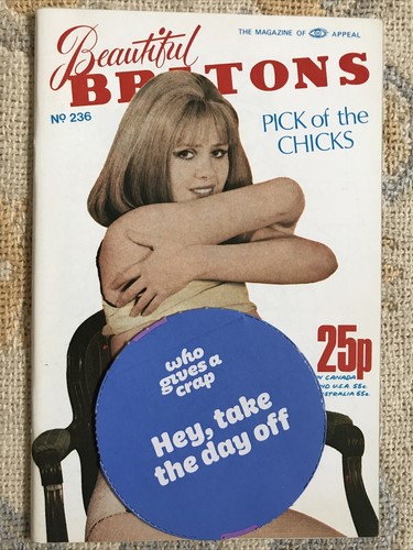 Beautiful Britons Pocket Sized Magazine Vol 20 No.236 July 1975 Erotica VGC