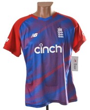  BNWT ENGLAND NATIONAL TEAM CRICKET SHIRT NEW BALANCE SIZE XL WOMEN